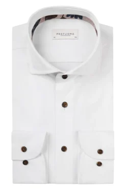 Profuomo Modern Classics|Overhemden^Heren overhemd lm dressual wit