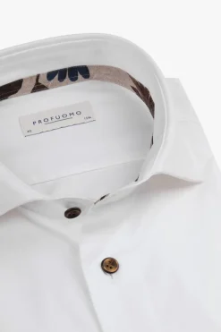 Profuomo Modern Classics|Overhemden^Heren overhemd lm dressual wit