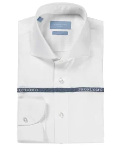 Profuomo Modern Classics|Overhemden^Heren overhemd lm dressual wit