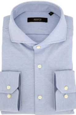 Desoto Luxury Designer|Overhemden^Heren overhemd lm dressual blauw