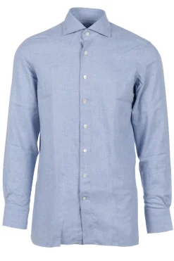 100 Hands Luxury|Overhemden^Heren overhemd lm dressual blauw