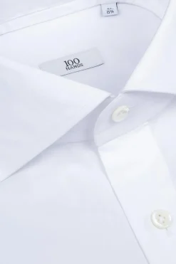 100 Hands Luxury|Overhemden^Heren overhemd lm dressual wit