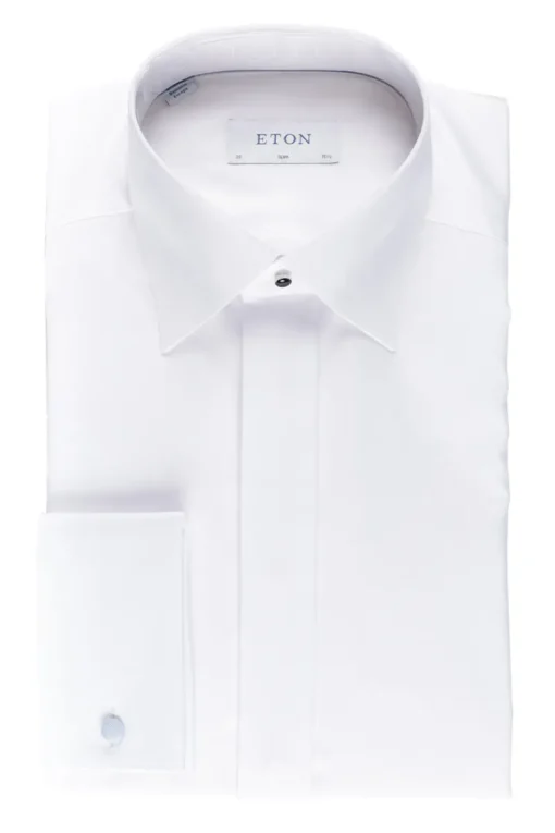 Eton Luxury|Overhemden^Heren overhemd lm dressual wit