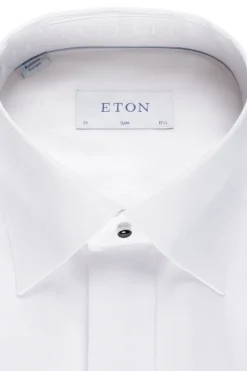 Eton Luxury|Overhemden^Heren overhemd lm dressual wit