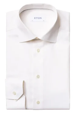 Eton Luxury|Overhemden^Heren overhemd lm dressual ecru