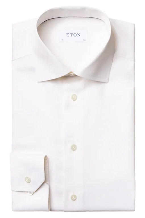 Eton Luxury|Overhemden^Heren overhemd lm dressual ecru