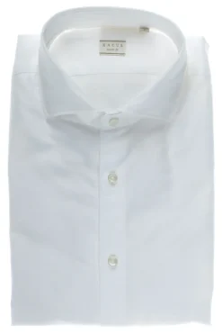 Xacus Luxury|Overhemden^Heren overhemd lm dressual wit