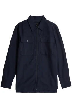 G-Star Jeans & Casuals|Overshirts^Heren overshirt blauw