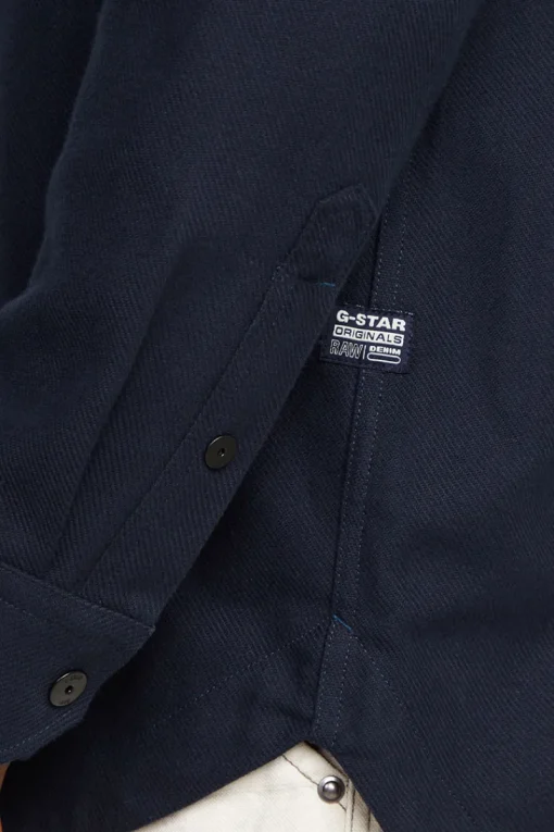 G-Star Jeans & Casuals|Overshirts^Heren overshirt blauw