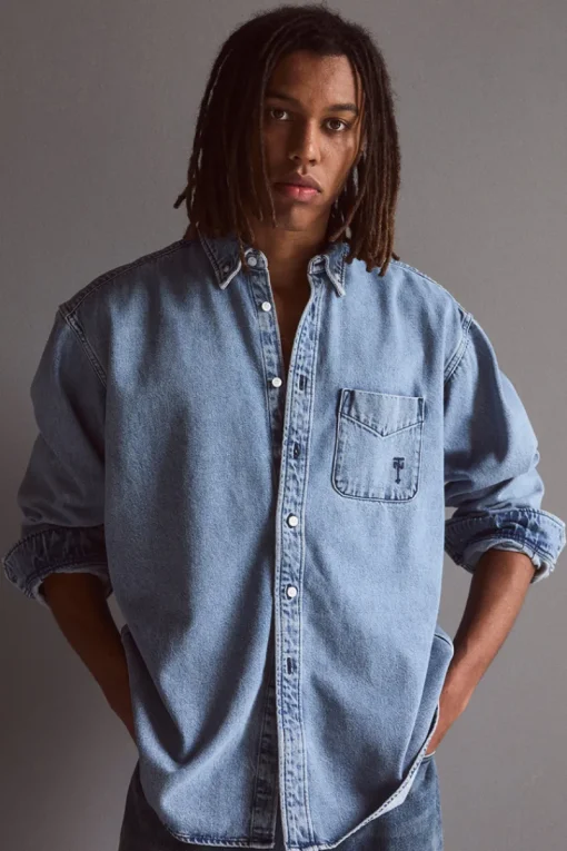 Tenue De Nimes Designer|Overshirts^Heren overshirt blauw