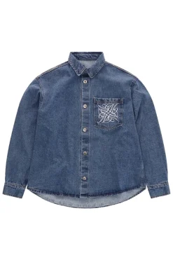 Mansour Designer|Overshirts^Heren overshirt blauw