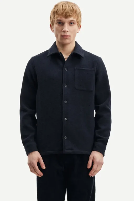 Samsøe Samsøe Designer|Overshirts^Heren overshirt blauw