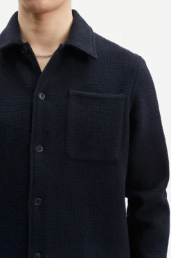 Samsøe Samsøe Designer|Overshirts^Heren overshirt blauw