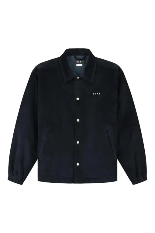 Olaf Hussein Designer|Overshirts^Heren overshirt blauw