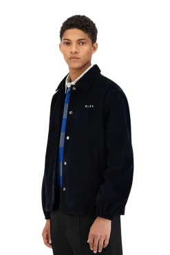 Olaf Hussein Designer|Overshirts^Heren overshirt blauw