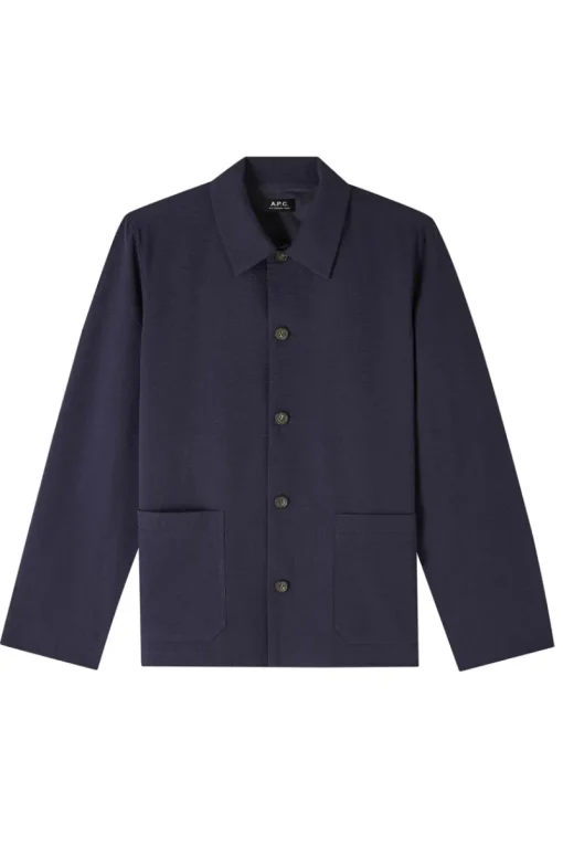 A.P.C. Designer|Overshirts^Heren overshirt blauw