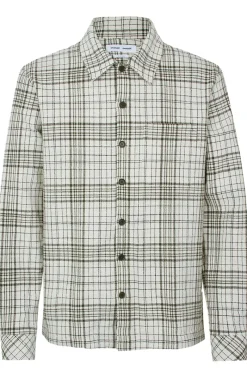 Samsøe Samsøe Outlet^Heren overshirt bruin