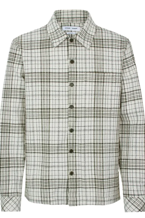 Samsøe Samsøe Outlet^Heren overshirt bruin