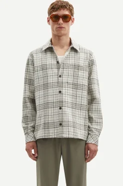 Samsøe Samsøe Outlet^Heren overshirt bruin