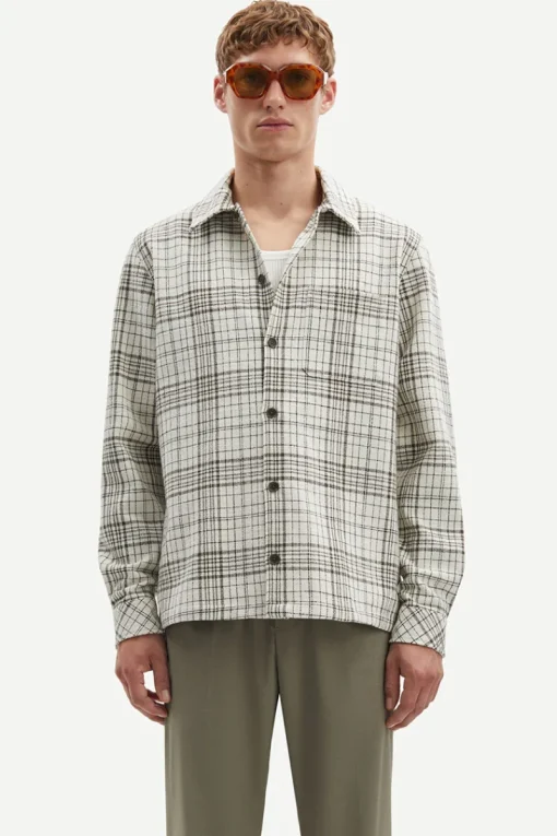 Samsøe Samsøe Outlet^Heren overshirt bruin