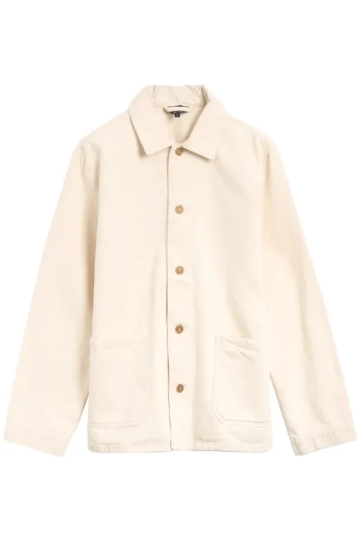 A.P.C. Designer|Overshirts^Heren overshirt ecru