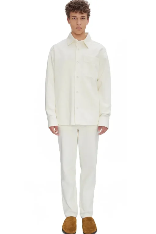 A.P.C. Designer|Overshirts^Heren overshirt ecru