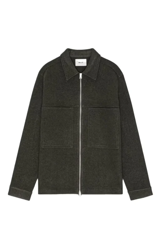 NN07 Designer|Overshirts^Heren overshirt groen