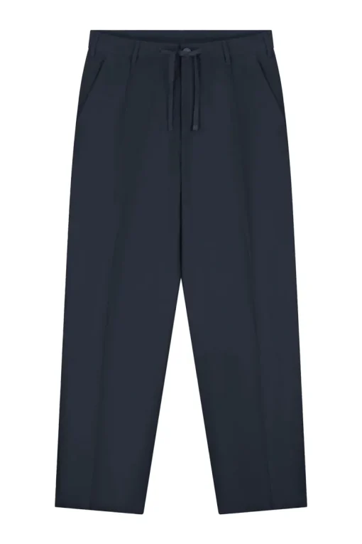 Olaf Hussein Designer|Broeken^Heren pantalon blauw