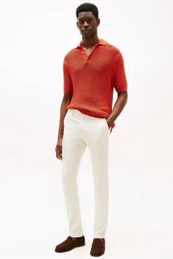 Tommy Hilfiger Jeans & Casuals|Broeken^Heren pantalon ecru