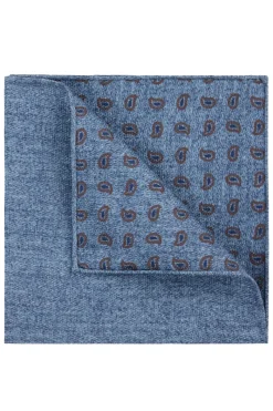 Profuomo Modern Classics|Pochetten^Heren pochet blauw