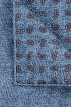 Profuomo Modern Classics|Pochetten^Heren pochet blauw