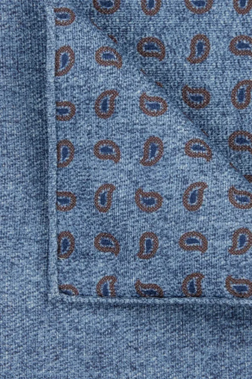 Profuomo Modern Classics|Pochetten^Heren pochet blauw