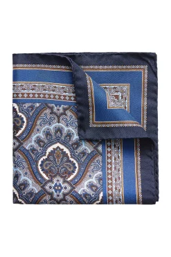 Eton Luxury|Pochetten^Heren pochet blauw