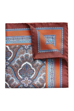 Eton Luxury|Pochetten^Heren pochet oranje