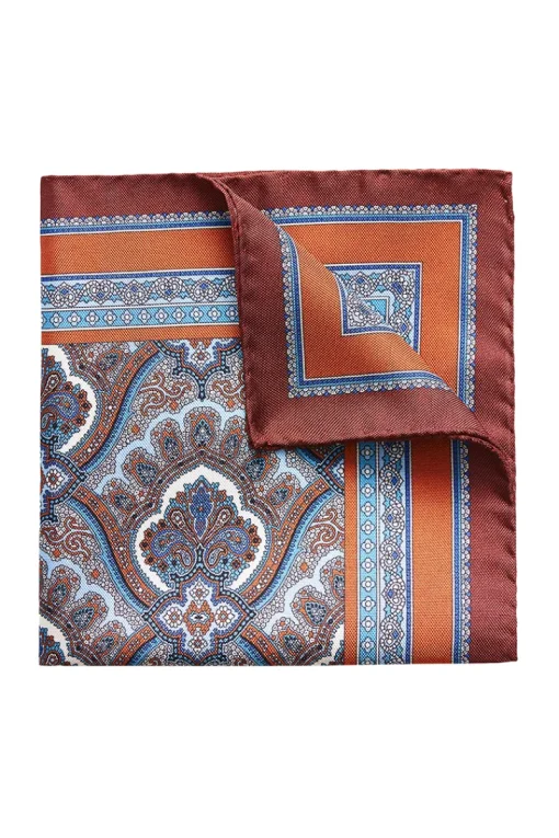 Eton Luxury|Pochetten^Heren pochet oranje