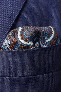 Eton Luxury|Pochetten^Heren pochet oranje