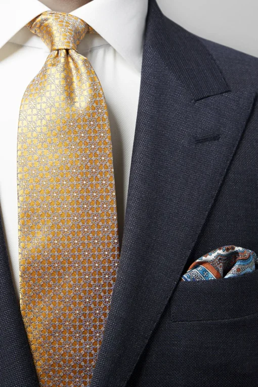 Eton Luxury|Pochetten^Heren pochet oranje