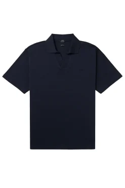 Denham Jeans & Casuals|T-shirts & Polo's^Heren polo korte mouw blauw