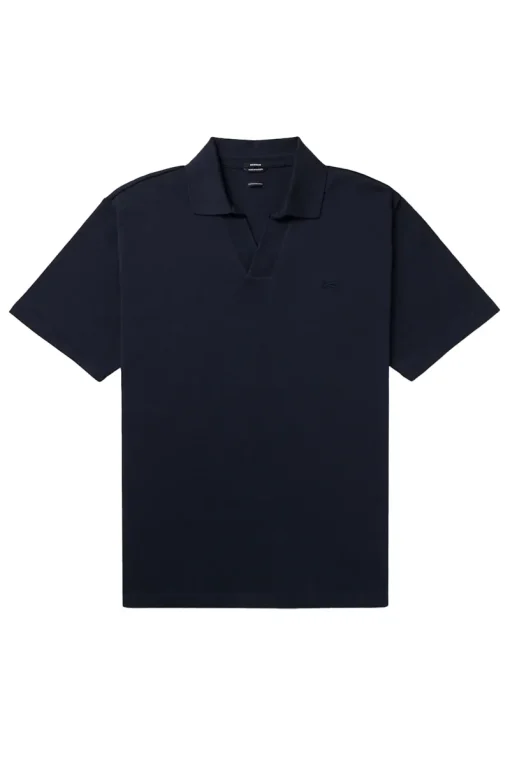 Denham Jeans & Casuals|T-shirts & Polo's^Heren polo korte mouw blauw
