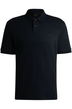 Boss Orange Jeans & Casuals|T-shirts & Polo's^Heren polo korte mouw blauw