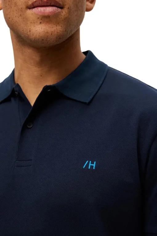Selected Jeans & Casuals|T-shirts & Polo's^Heren polo korte mouw blauw