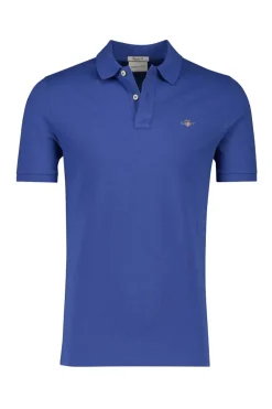 Gant Modern Classics|T-shirts & Polo's^Heren polo korte mouw blauw