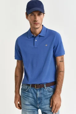 Gant Modern Classics|T-shirts & Polo's^Heren polo korte mouw blauw
