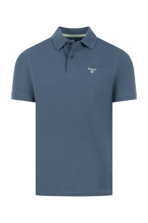 Barbour Modern Classics|T-shirts & Polo's^Heren polo korte mouw blauw