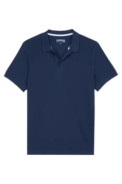Vilebrequin Designer|T-shirts & Polo's^Heren polo korte mouw blauw