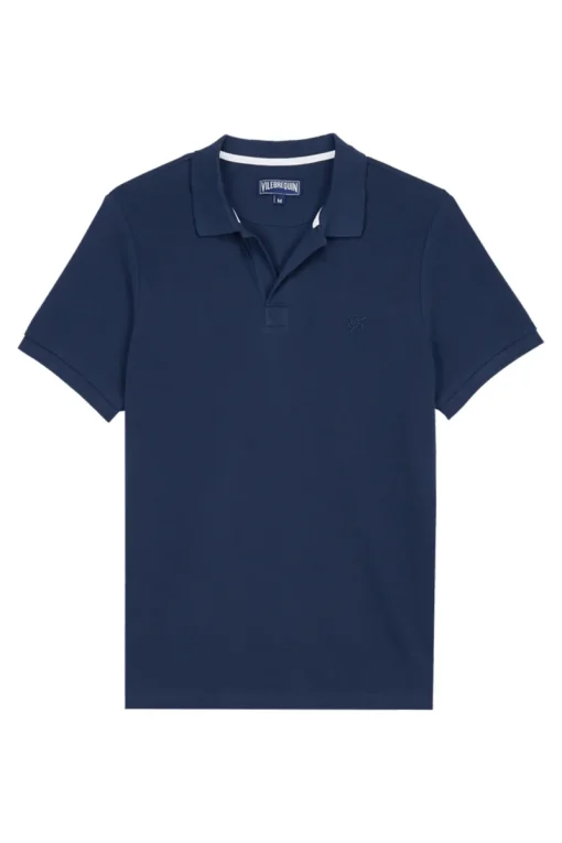 Vilebrequin Designer|T-shirts & Polo's^Heren polo korte mouw blauw