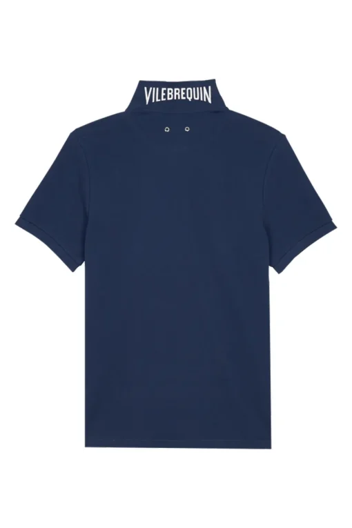 Vilebrequin Designer|T-shirts & Polo's^Heren polo korte mouw blauw