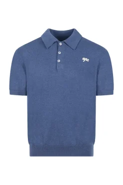 A.P.C. Designer|T-shirts & Polo's^Heren polo korte mouw blauw