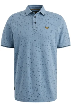 PME Legend Designer|T-shirts & Polo's^Heren polo korte mouw blauw