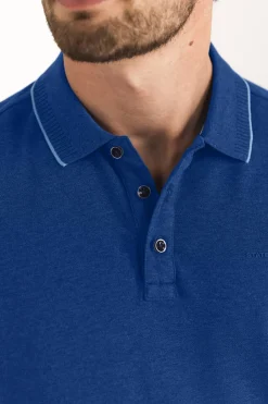 State of Art Designer|T-shirts & Polo's^Heren polo korte mouw blauw